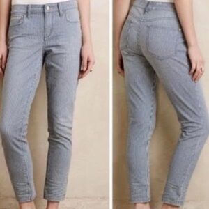 Anthropologie Pilcro and The Letterpress Hyphen Railroad Jeans size 28
